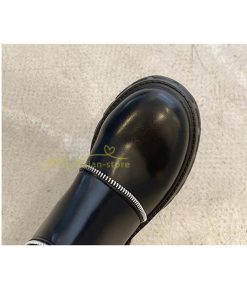 ロングブーツ | レディース ブーツ 秋冬 シューズ 靴 太ヒール チャンキーヒール 合皮ブーツ PUブーツ ロング靴 COS コスプレ 大人 後ろファスナー くつ