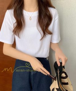 ｔシャツ・カットソー | Tシャツ レディース 半袖 カジュアル ゆったり お洒落 可愛い カットソー クルーネック 20代30代40代50代 通勤通学 着痩せ 春夏 お出かけ 着回し 無地人気 上品