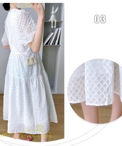 ワンピース | マタニティレディース 着痩せ 韓国風 夏新作 マタニティウェア 上品 カジュアル Vネック 産前産後 上品 サマーワンピース マタニティ ひざ下丈