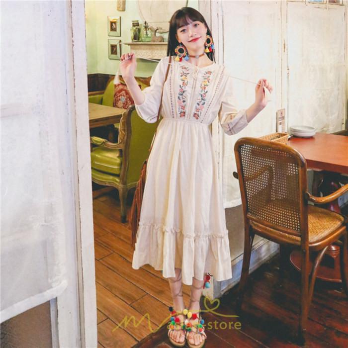 マキシ | 大人気ワンピース ミモレ丈 長袖 レディース 二次会 リゾート カジュアル お呼ばれ きれいめ Aラインワンピース かわいい パーティー 旅行 デート 淑女