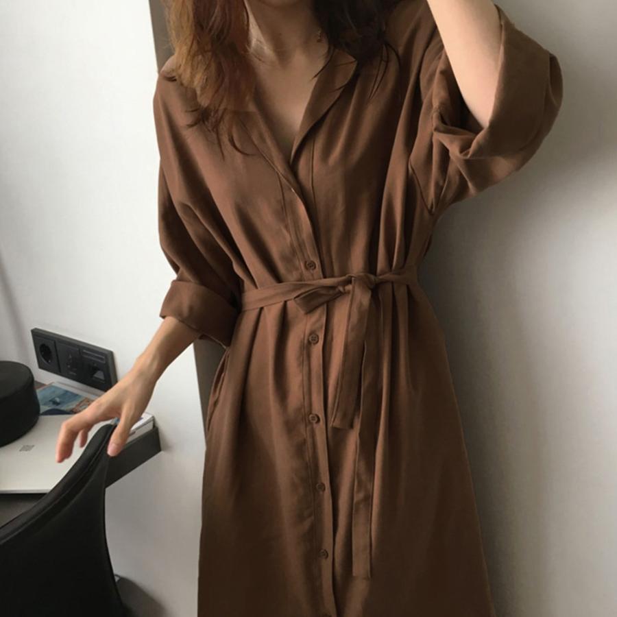 シャツワンピース | レディース 長袖 カーデ