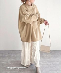 パーカー | 裏起毛トレーナー レディース スウェット トップス ボリューム感 ビッグシルエット オーバーサイズ あったか 秋冬 軽い しっとり 無地 トレーナー