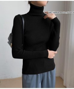 ニット・セーター | ニット 綿 リブ タートル インナー レイヤード リブニット レディース 長袖 タートルニット ハイネックニット インナーニット セーター 肌着 伸縮 着回し