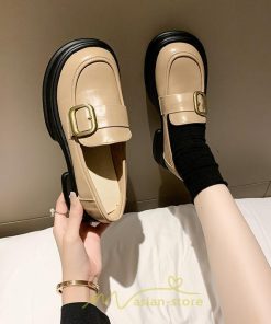 ローファー | レディース 靴 シューズ レザー調 合皮 厚底 履きやすい 韓国風 人気 クラシック 可愛い パンプス 通勤 春 夏 通学 冬 学生靴 秋