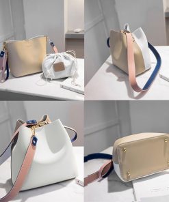 ショルダーバッグ | バケツバッグ レディース バイカラー