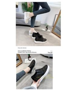 スニーカー | スリッポン レディース おしゃれ 紐なし インソール スリッポン大人カジュアル 厚底スニーカー 厚底スリッポン ローカットスニーカーレディース