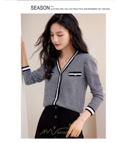 シャツ・ブラウス | ブラウス シャツ レディース 上品 ブラウス きれいめ 通勤 OL ビジネス ゆったり ボーダー柄 ニット オフィス 2022新作 秋服 キレイめ 20代30代40代50代