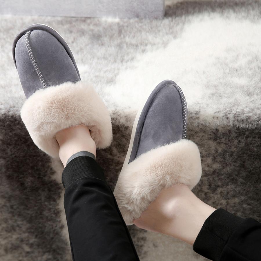 サンダル | スリッパ ムートン 冬 もこもこ サンダル