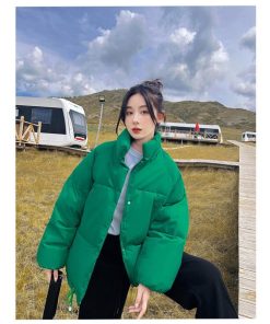 ダウンジャケット コート | ダウンコート 中綿コート レディース 無地 スタンドカラー ショート丈 ダウン コート ダウンジャケット 暖かい 中綿ジャケット カジュアル 秋冬 コーデ 可愛い