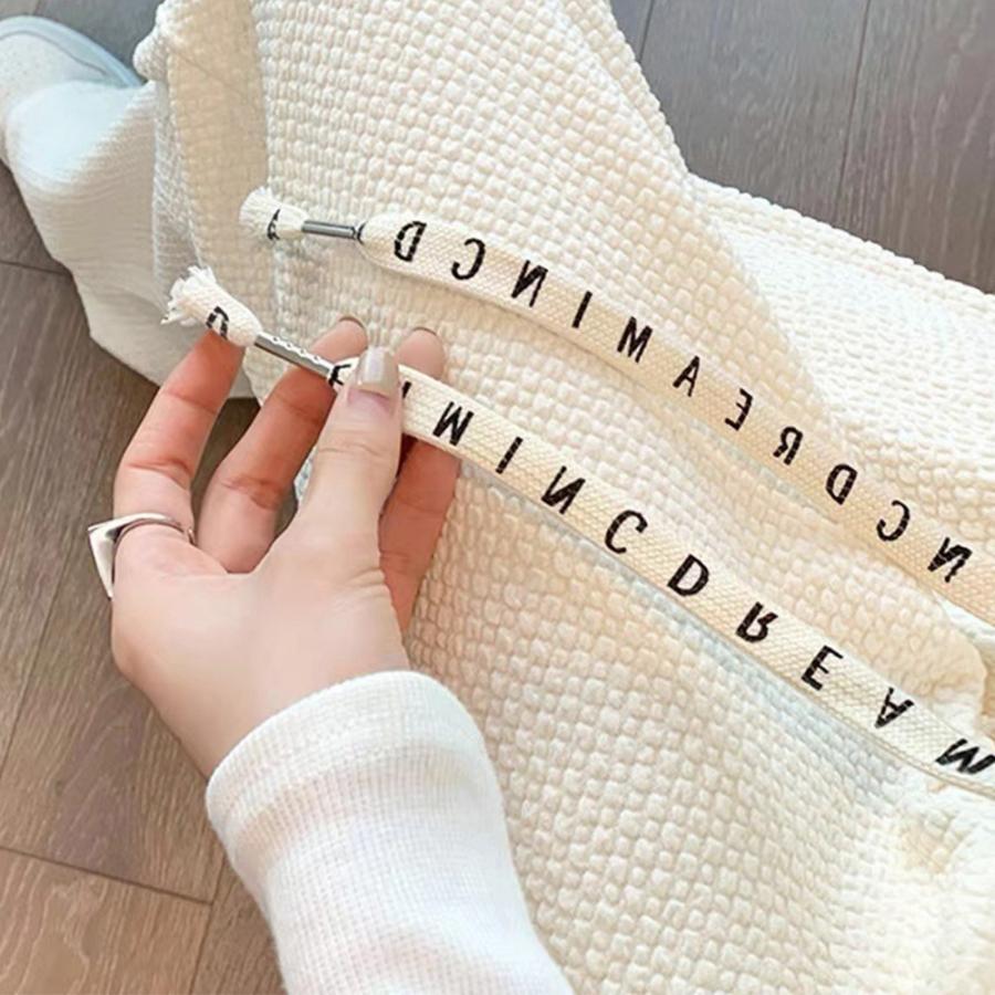 ワイドパンツ | ワッフル調ストレートパンツ レディース夏