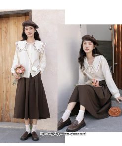 スカート | ロングきれいめ レディース ロング丈 女子会 デート 20代 30代 40代 50代 秋 冬 細見え ハイウエスト お出かけ 高見え あったか