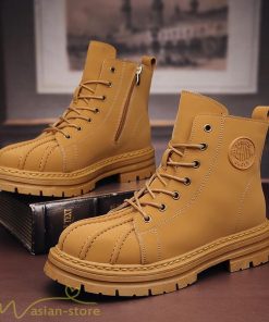 ショートブーツ | レディース ブーティー 太ヒール ブーツ ショートヒール カジュアル レースアップ 厚底 コスプレ靴 編み上げブーツ 歩きやすい 厚底ブーツ