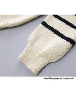 ニット・セーター | ニット カットソー セーター レディース トップス 秋冬 春 長袖 ニットセーター ボーダー ポロカラー プルオーバー 春秋 柔らかい 通学 ニットトップス 通勤