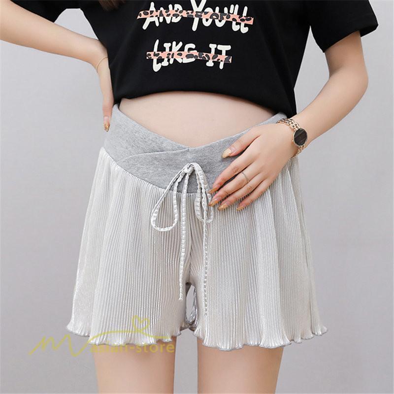 ショートパンツ | マタニティウェア パンツ マタニティパンツ サマーパンツ 夏 部屋着 カジュアル レディース ゆったり ウエスト調整 妊婦 マタニティ おしゃれ 大きいサイズ