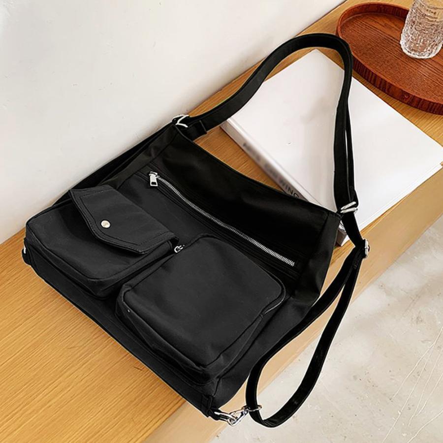 ショルダーバッグ | ナイロン無地 大容量