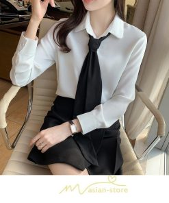 シャツ・ブラウス | シャツ ブラウス 秋冬 レディース 蝶結び きれいめ フォーマル 春 長袖 オフィス 通勤 OL シフォン リクルート エレガント お仕事 オシャレ 就活 面接 上品