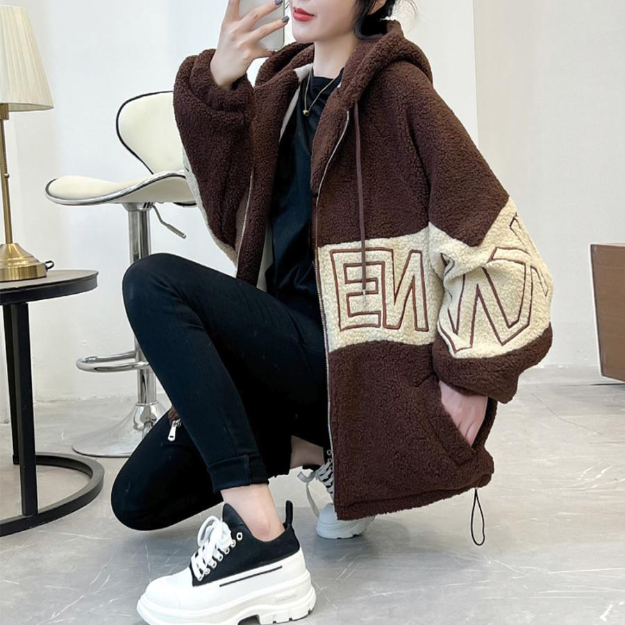 ジャケット・ブルゾン | ビッグロゴボアジャケットレディース冬