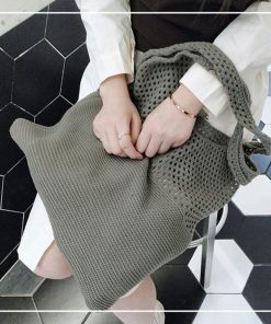 トートバッグ | ニット編み バッグ鞄かばん