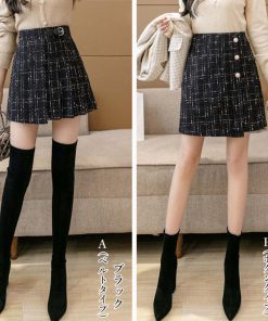 ミニスカート | ツイード風ミニスカートインナーパンツ付き