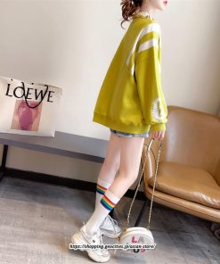 パーカー | トレーナー レディース クルーネック 長袖 トップス Tシャツ スウェット ゆったり 秋 春 秋物 秋冬 送料無料 20代30代40代50代 おしゃれ 韓国