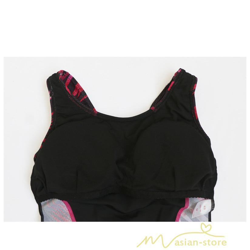 送料無料セール | 水着 レディース 体型カバー スポーツ フィットネス 競泳用水着 パット付き 袖なし ワンピース水着 水泳 スイムウェア 練習用 防水速乾性 スイミング水着 女性