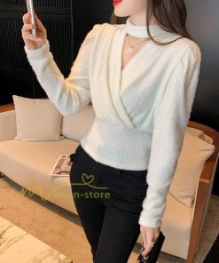 シャツ・ブラウス | ブラウス シャツ 上品 長袖 Vネック オフィスカジュアル 通勤 韓国 ファッション カジュアル エレガント 細身 優雅 OL 20代30代40代 オシャレ 通勤 上品 着回し