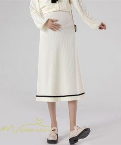 スカート | マタニティ春 夏 レディースマタニティ おしゃれ ゆったり カジュアル Aライン 産前 妊娠 妊婦 通勤 妊婦服 ママ エレガント ウエスト調整