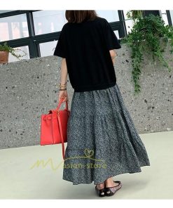 マキシ | ワンピース ドッキングワンピース レディース 長袖 2way ニット 大きいサイズ 30代 40代 50代 体型カバー カジュアル 上品 フレアワンピース 通勤通学 重ね着風