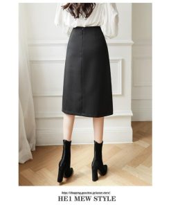 スカート | レディース 秋 冬 秋冬 ミモレ丈 膝丈 ロング 無地 ミディアム丈 ひざ丈 送料無料 Aライン ハイウエスト おしゃれ 通勤 通学 ラシャ 2022年秋冬 暖か