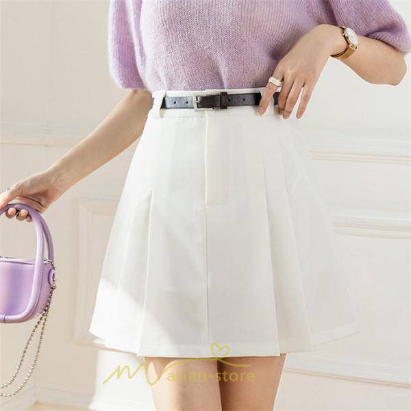 スカート | ボトムス レディース きれいめ 春夏 おしゃれ ショート丈 フォーマル 通勤 韓国風 ハイウエスト 20代30代 Aライン 着痩せ ミニスカート エレガント