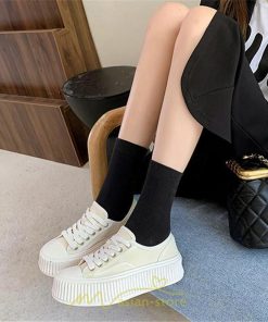 スニーカー | シューズ レディース 靴 レディースシューズ 帆布 カジュアルシューズ おしゃれ ズック靴 美脚 厚底2022 歩きやすい 厚底 春夏