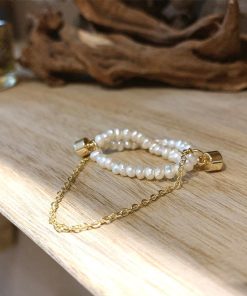 その他アクセサリー | フェイクパール イヤリング きれいめ レディース 韓国ファッション チェーン イヤーカフ キャッチ 片耳用 アクセサリー マグネット