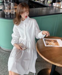 オールインワン | シャツワンピース レディース ワイドフリル