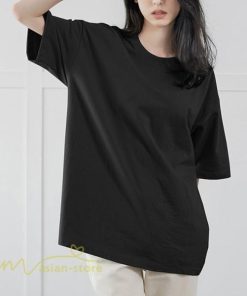 ｔシャツ・カットソー | Tシャツ 半袖 レディース トップス 無地 9色 ゆったり お出かけ スポーツ 日常 夏 丸首 春夏新作 コットン 可愛い クルーネック おしゃれ シンプル