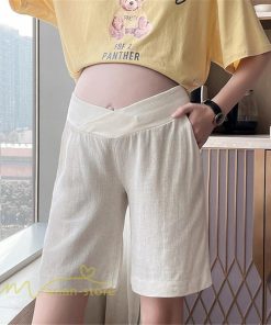 パンツ レギンス | マタニティパンツ レディース 麻 綿 ウエスト調整 着痩せ 妊婦服 パンツ マタニティウェア 無地 薄手 サマー ボトムス 産後 産前 マタニティ お出かけ 通勤