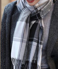 マフラー | 大判チェック柄 秋冬レディース
