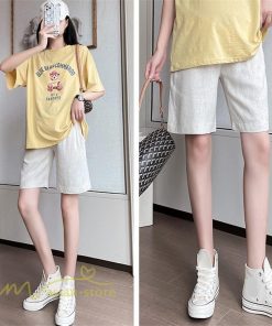 パンツ レギンス | マタニティパンツ レディース 麻 綿 ウエスト調整 着痩せ 妊婦服 パンツ マタニティウェア 無地 薄手 サマー ボトムス 産後 産前 マタニティ お出かけ 通勤