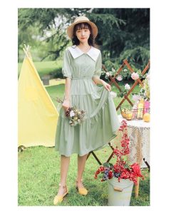 マキシ | ティアードワンピース ワンピース レディース 半袖 5分袖 ハーフスリーブ ロング丈 フレア キレイめ お出かけ 春夏コーデ マキシ丈 ロング丈ワンピース