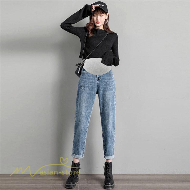 パンツ レギンス | マタニティ パンツ レディース ボトムス デニムパンツ ジーンズ デニム テーパードパンツ マタニティパンツ ロングパンツ 大きいサイズ ウエスト調整 春