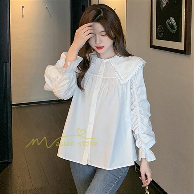 シャツ・ブラウス | ブラウス シャツ レディース 40代 上品 ブラウス きれいめ 通勤 OL ビジネス ゆったり 韓国ファッション カジュアル 2022 20代30代 夏物 着回し お出かけ 激売れ