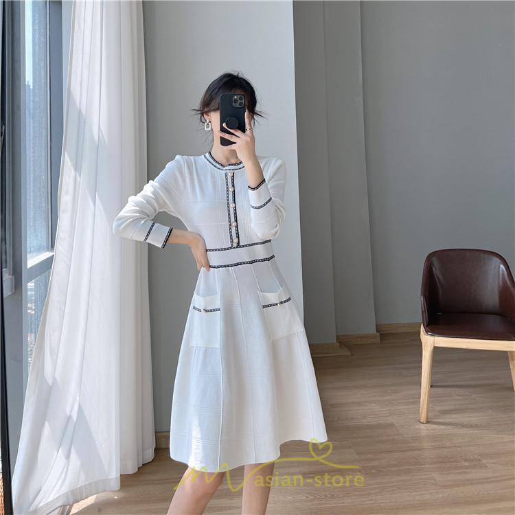 ニットワンピース | ワンピース レディース ニット ワンピース ニット チュニック 膝丈 ロング 長袖 着痩せ 20代30代40代50代 送料無料 秋冬 可愛い 秋冬コーデ