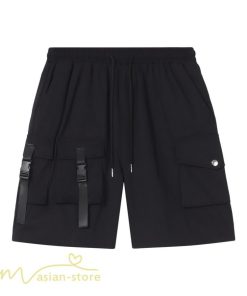 ショート、ハーフパンツ | パンツ ハーフパンツ メンズ 男性着 おしゃれ ボトムス ポケット カジュアルパンツ ショートパンツ ブラック 大きいサイズ 夏コーデ カッコイイ 2021 XXL 新作