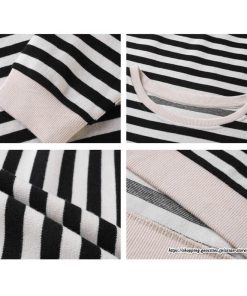 パーカー | トレーナー レディース プルオーバー クルーネック 長袖 トップス Tシャツ スウェット ゆったり ボーダー 秋冬 カジュアル ルームウェア 練習着 春 トップス