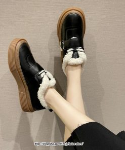 ブーツ | ムートンレディース 靴 スノーシューズ 裏起毛 防寒 内ボア 冬靴 おしゃれ 2022新作 疲れない あったか 保温 美脚 冬