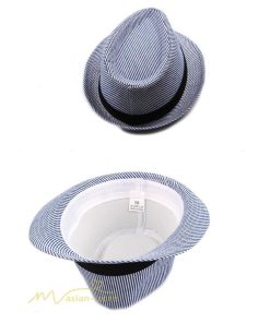 メンズ | 中折れハット 中折帽子 レディース 帽子 ハット 中折れ コットン ボーダー おしゃれ 敬老の日 プレゼント トレンド コットン おしゃれ 男女兼用 ギフト