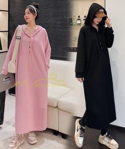 マキシ | スウェットワンピース ロングワンピース スウェット ロングパーカー ゆったり パーカーワンピース 体型カバー 大きいサイズ かわいい 50代 秋冬 20代30代 大人