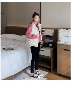 コート・ジャケット | 中綿ベスト レディース ダウンベスト 痩せ着 シンプル ショート丈 ダウンコート 秋 冬 暖かい 防寒着 大きいサイズ アウター おしゃれ