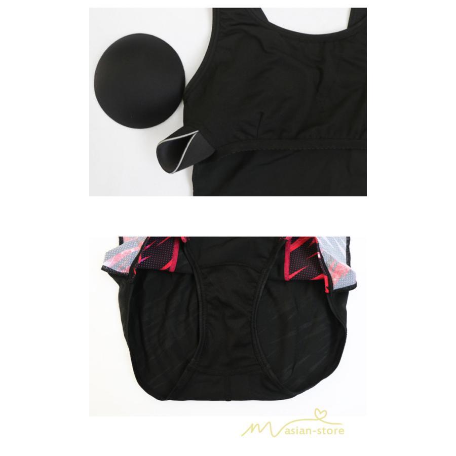 送料無料セール | 水着 レディース 体型カバー スポーツ フィットネス 競泳用水着 パット付き 袖なし ワンピース水着 水泳 スイムウェア 練習用 防水速乾性 スイミング水着 女性