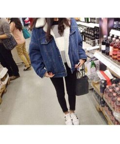 デニムコート | レディーストップス アウター 裏起毛コート ショートコート 冬コーデ ジャケット 可愛い カジュアル あたっか ジャケット デニム 着痩せ