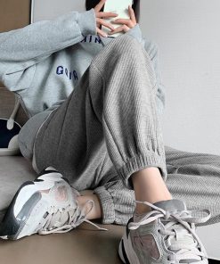 サルエルパンツ | スウェットパンツ ワッフル生地 韓国風